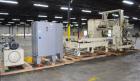 Used Columbia Machine Colmac 500 Low Level Case Palletizer, Model 500H-LRXS-AB-9002, Carbon Steel. Capable of 35 to 45 cases per minute depending on pattern. Capacity up to 24