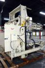 Used Columbia Machine Colmac 500 Low Level Case Palletizer, Model 500H-LRXS-AB-9002, Carbon Steel. Capable of 35 to 45 cases per minute depending on pattern. Capacity up to 24