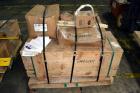 Used Columbia Machine Colmac 500 Low Level Case Palletizer, Model 500H-LRXS-AB-9002, Carbon Steel. Capable of 35 to 45 cases per minute depending on pattern. Capacity up to 24