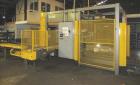 Used Columbia Model FL100 Automatic Low Level  Case Palletizer.