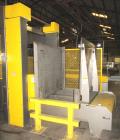 Used Columbia Model FL100 Automatic Low Level  Case Palletizer.
