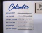 Used Columbia Model FL100 Automatic Low Level  Case Palletizer.