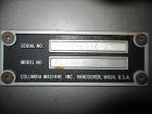 Used Columbia Model FL100 Automatic Low Level  Case Palletizer.