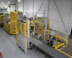 Used Columbia Model 610 Low Level Palletizer with Slip Sheet