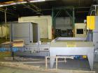 USED: Currie LLP-10 palletizer. It is set up on a columnar pattern 12 per layer, 4 layers high. Boxes were 12.875 long x 10.875 wide x 12.875 tall. It can be programmed on any new pattern for about $...