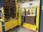 Used APT Manufacturing Robotic palletizing cell with Fanuc model R-1000 Robotic arm. Installed in 2017 in household personal care manufacturing operationHas Fanuc system R3028  unit. Type A058-2510-8...