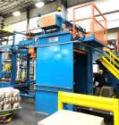 Used- Lambert Material Handling 1200 Fully Automatic Bag Palletizer. Speeds up to 50 cases per minute based on layer pattern...