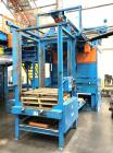 Used Lambert Material Handling 1200 Fully Automatic Bag Palletizer. Speeds up to 50 cases per minute based on layer pattern, load capacity 600 pounds per layer, Maximum load capacity 4000 at 70
