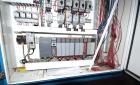 Used Lambert Material Handling 1200 Fully Automatic Bag Palletizer. Speeds up to 50 cases per minute based on layer pattern, load capacity 600 pounds per layer, Maximum load capacity 4000 at 70