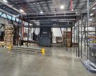 Used Nortech (Tishma) High-Level Full Case Palletizing System with Automatic Pallet Feed & Integrated Wrapper
