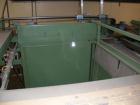 Used OMS Bulk Bottle Palletizer, Model BKP-108-1015-1. Semi-automatic PET bottle palletizer set for 44