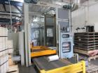 Used Top Tier Low Infeed Conventional Palletizer. Rates 1-3 Layers/ Min. Infeed height 23.0