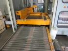 Used Top Tier Low Infeed Conventional Palletizer. Rates 1-3 Layers/ Min. Infeed height 23.0