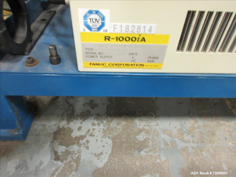 Used- APT Manufacturing Robotic Palletizing Cell with Fanuc Model R-1000 Robotic