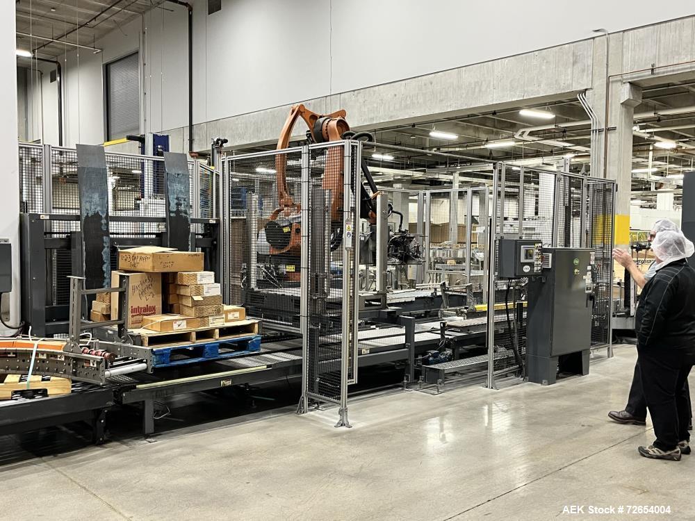 Used Kuka Model KR180PA-2 Robotic Palletizer