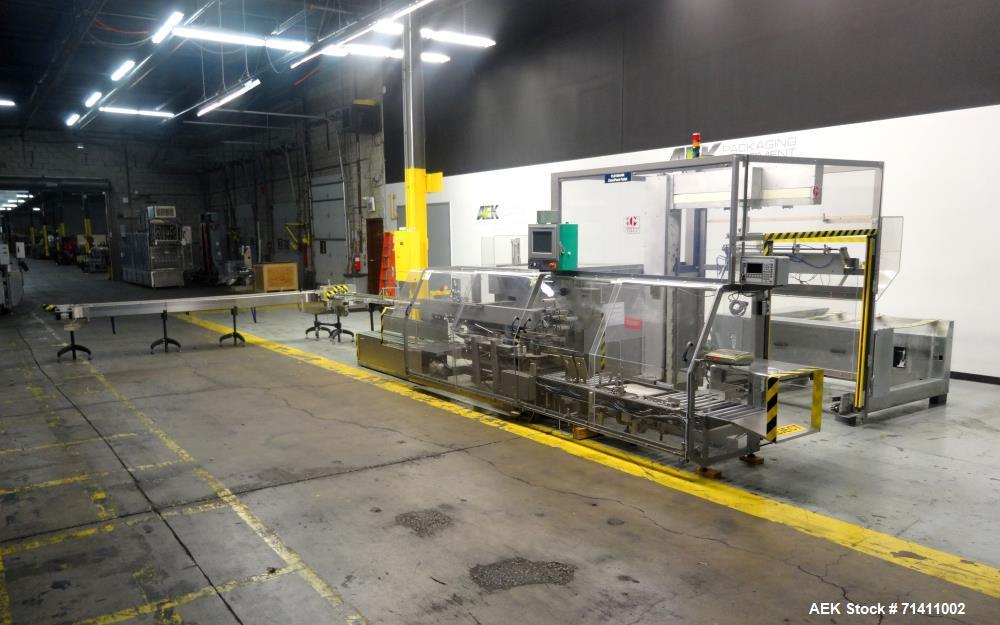 Used Marchesini Model MCP840 Combination Case Packer and Palletizer