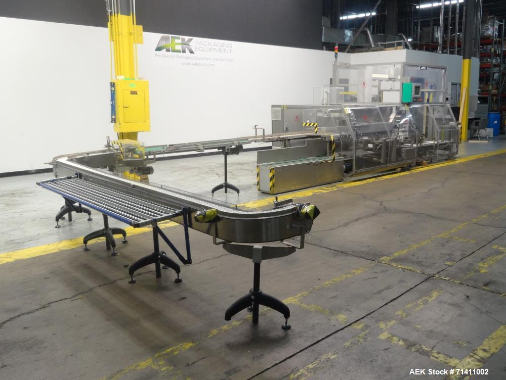 Used Marchesini Model MCP840 Combination Case Packer and Palletizer