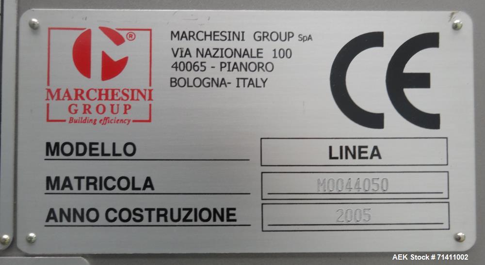 Used Marchesini Model MCP840 Combination Case Packer and Palletizer