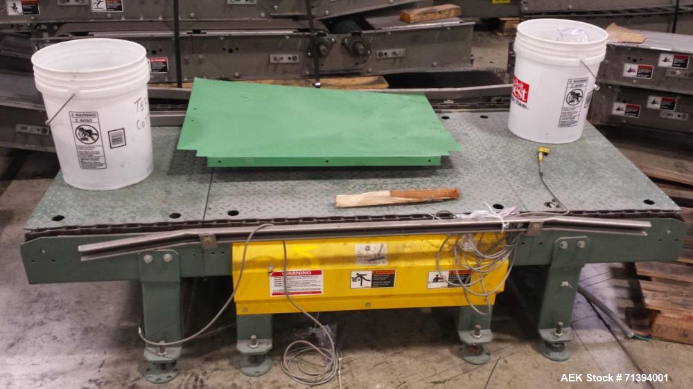 Used Van Pak 2-Lane Robotic Palletizer expandable to 4 lanes with 20 pallet infeed, Gantry Style, Model 2000. Electric 460/3/60. Mfg. 2003.