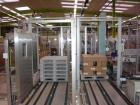 Used Cermex Sidel P922 Gantry Style Palletizer capable of speeds up to 12 cycles per minute. Has 4 axis gripping transfer station. Allen Bradley controls. Unit was installed and never put into produc...