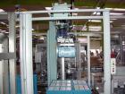 Used Cermex Sidel P922 Gantry Style Palletizer capable of speeds up to 12 cycles per minute. Has 4 axis gripping transfer station. Allen Bradley controls. Unit was installed and never put into produc...