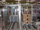 Used Cermex Sidel P922 Gantry Style Palletizer capable of speeds up to 12 cycles per minute. Has 4 axis gripping transfer station. Allen Bradley controls. Unit was installed and never put into produc...