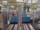 Used Cermex Sidel P922 Gantry Style Palletizer capable of speeds up to 12 cycles per minute. Has 4 axis gripping transfer station. Allen Bradley controls. Unit was installed and never put into produc...