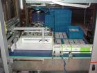 Used Cermex Sidel P922 Gantry Style Palletizer capable of speeds up to 12 cycles per minute. Has 4 axis gripping transfer station. Allen Bradley controls. Unit was installed and never put into produc...
