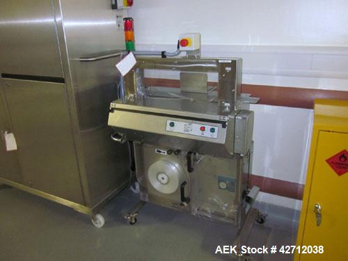 Used ATS Vial Bander, Type MDM A60007. PRICE INCLUDES A 15% BUYERS PREMIUM. AS IS WHERE IS, LOADING & REMOVAL FEES EXTRA, COST TO BE DETERMINED.