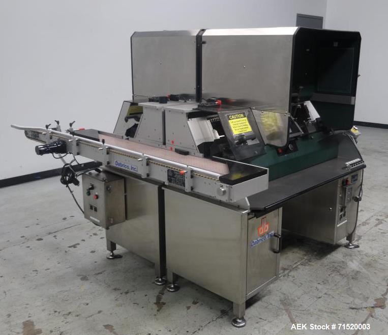 Used- Dabrico Inc. Model DI-100 Vial Inspection System