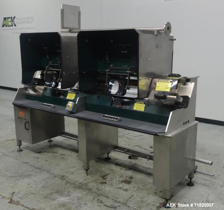 Used Dabrico Model DI-200LT Dual Station Vial Inspection System
