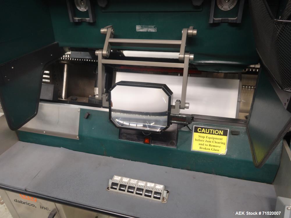 Used Dabrico Model DI-200LT Dual Station Vial Inspection System