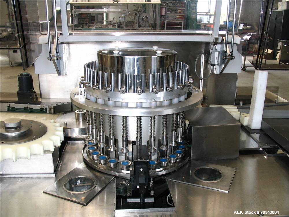 Used Stainless Steel Eisai AIM 581 SD Electronic Vial Inspection Machine