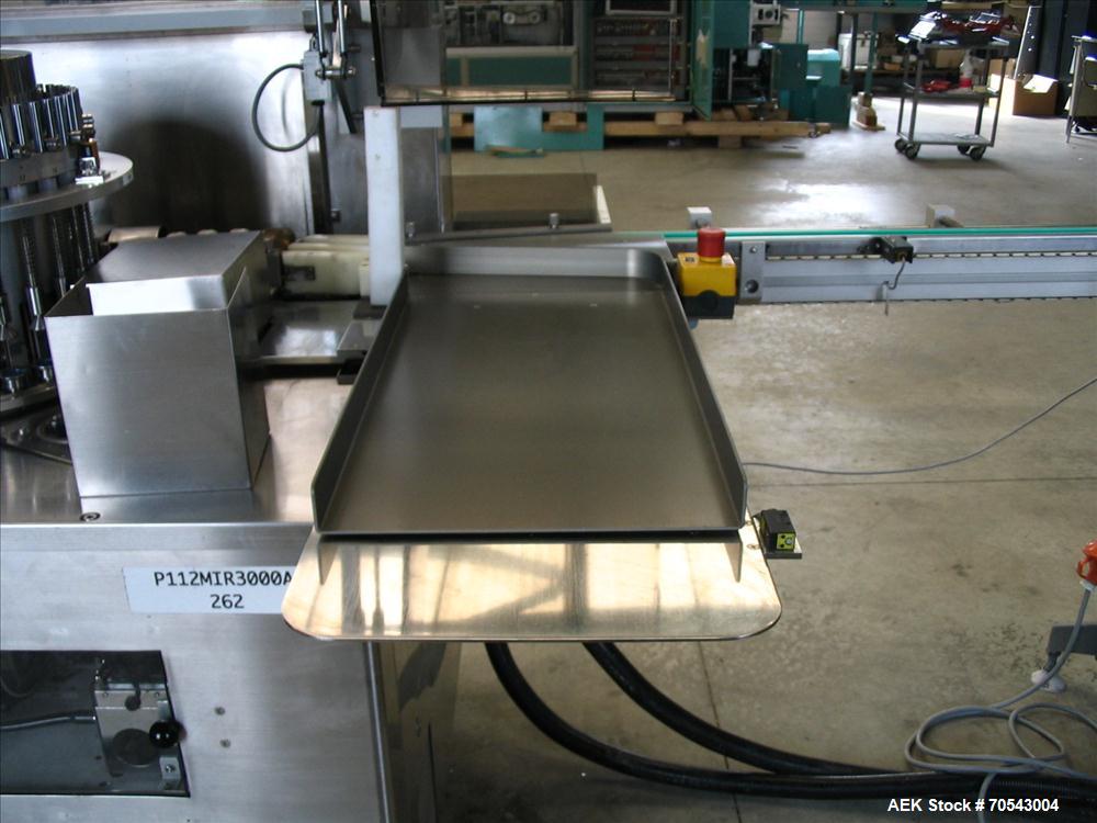 Used Stainless Steel Eisai AIM 581 SD Electronic Vial Inspection Machine