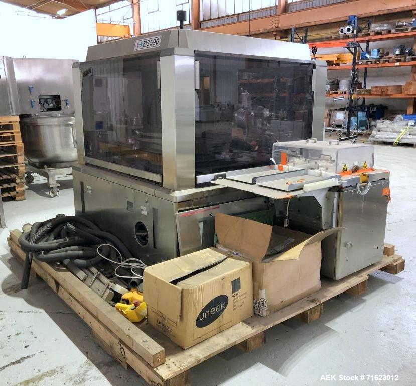 Used EISAI Type EIS596 Vial Inspection Machine.