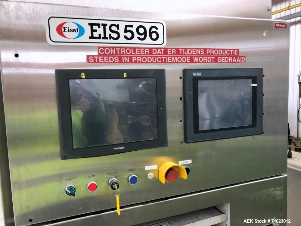 Used- EISAI Type EIS596 Vial Inspection Machine.