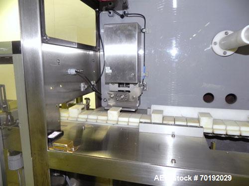 Used Nikka Densok Model HD1-1S High Voltage Pharmaceutical Pin Hole Detection System. Set for plastic vials and capable of speeds up to 300 vials per minute. Has a max card size: 150mm wide x 110mm t...