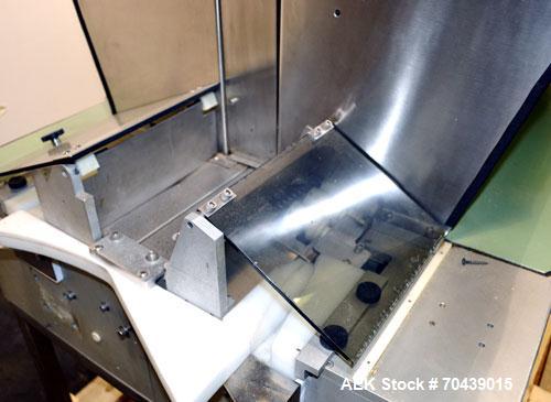 Used Dabrico DI-100 LT Semi Automatic Vial, Ampoule, Syringe Inspection Machine capable of speeds up to 150 vials per minute (per side). Back to back unit. Container size range: Vials/Cartridges 1ml ...