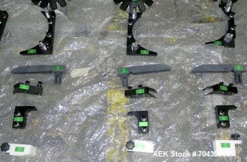 Used Seidenader V90 AVSB for visual inspection of filled vials. Model V90-AVSB/60-LR can handle products from .5ml to 1000ml with changeparts. Currently set up for 200ml vials. Can handle clear solut...