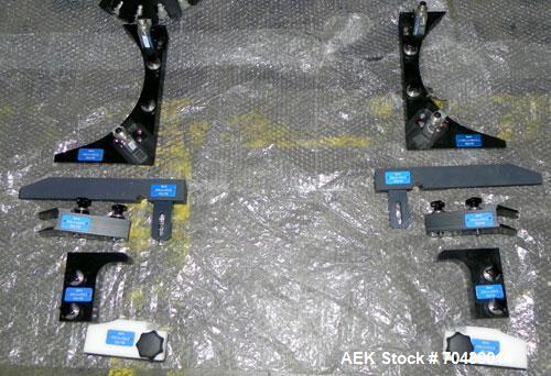 Used Seidenader V90 AVSB for visual inspection of filled vials. Model V90-AVSB/60-LR can handle products from .5ml to 1000ml with changeparts. Currently set up for 200ml vials. Can handle clear solut...