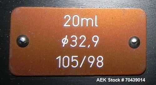 Used Seidenader V90 AVSB for visual inspection of filled vials. Model V90-AVSB/60-LR can handle products from .5ml to 1000ml with changeparts. Currently set up for 200ml vials. Can handle clear solut...