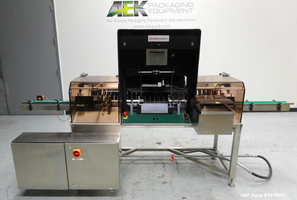 Used Seidenader Model V90-AVSB/60-LR Visual Inspection System