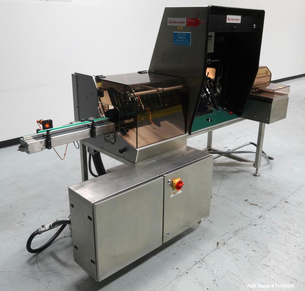Used Seidenader Model V90-AVSB/60-LR Visual Inspection System