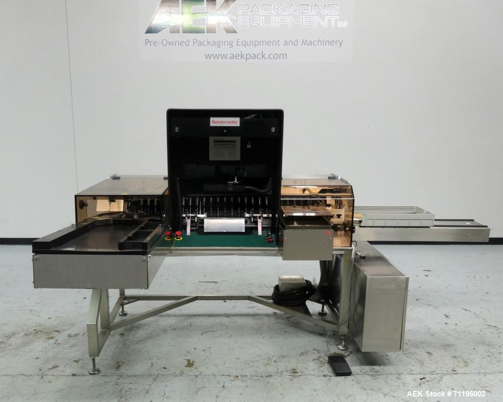 Used- Seidenader Model V90-AVSB/60-LR Visual Inspection System