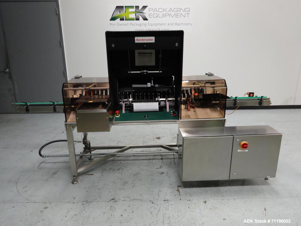 Used Seidenader Model V90-AVSB/60-RL Visual Inspection System