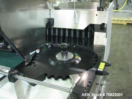 Used Seidenader Inspection Unit, Model V90-AVSB/60-RL. Designed to inspect ampules, vials, syringes, bottles and tubes, 0.5-1000ml size range, rated up to 150/min per lane, 30, 45, 60, 75 degree incl...