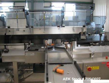 Unused - Seidenader Semi-Automatic Syringe Inspection Machine.  Vials 3 and 4 ml.  Diameter 0.64" (16.25 mm) x height 1.34" or 1.48" (34 or 37.5 mm).  Syringe diameter 0.43" (10.85 mm).  Maximum outp...