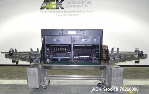 Used Seidenader V90 AVSB for visual inspection of filled syringes. Can handle products from .5ml to 1000ml with changeparts. Can handle clear solutions, suspensions, eye drops, diagnosticsm freeze dr...