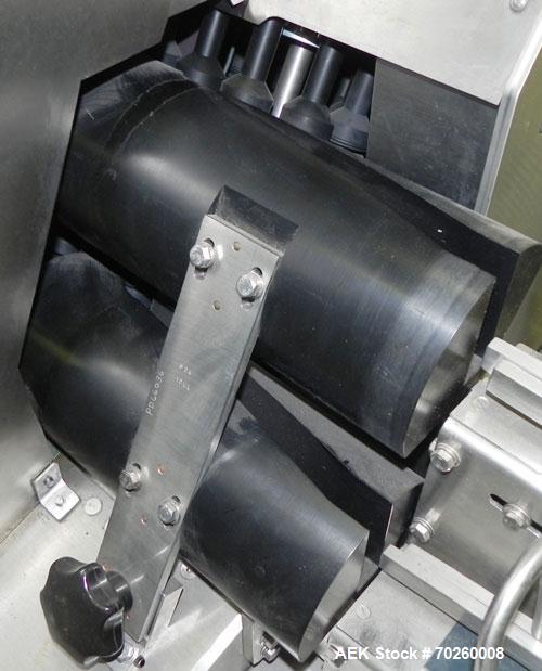 Used Seidenader V90 AVSB for visual inspection of filled syringes. Can handle products from .5ml to 1000ml with changeparts. Can handle clear solutions, suspensions, eye drops, diagnosticsm freeze dr...