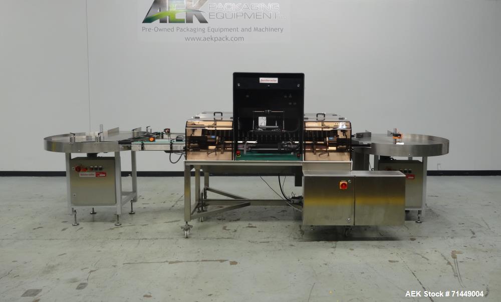 Used Seidenader Model V90+ ASVR Back To Back Vial Inspection System